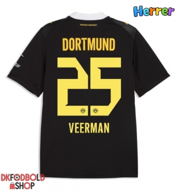 Borussia Dortmund Joey Veerman #25 Udebanetrøje 2026-27 Kort ærmer Borussia Dortmund Joey Veerman #25 Udebanetrøje 2026-27 Kort ærmer